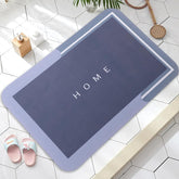 Homestic Bath Mat | PVC Bathroom Mat | Shower Bath Mat | Floor Tub Mat | Diatom Mud Mat | Anti-Skid Shower Bathroom Mat | CF-220806 | Light Gray